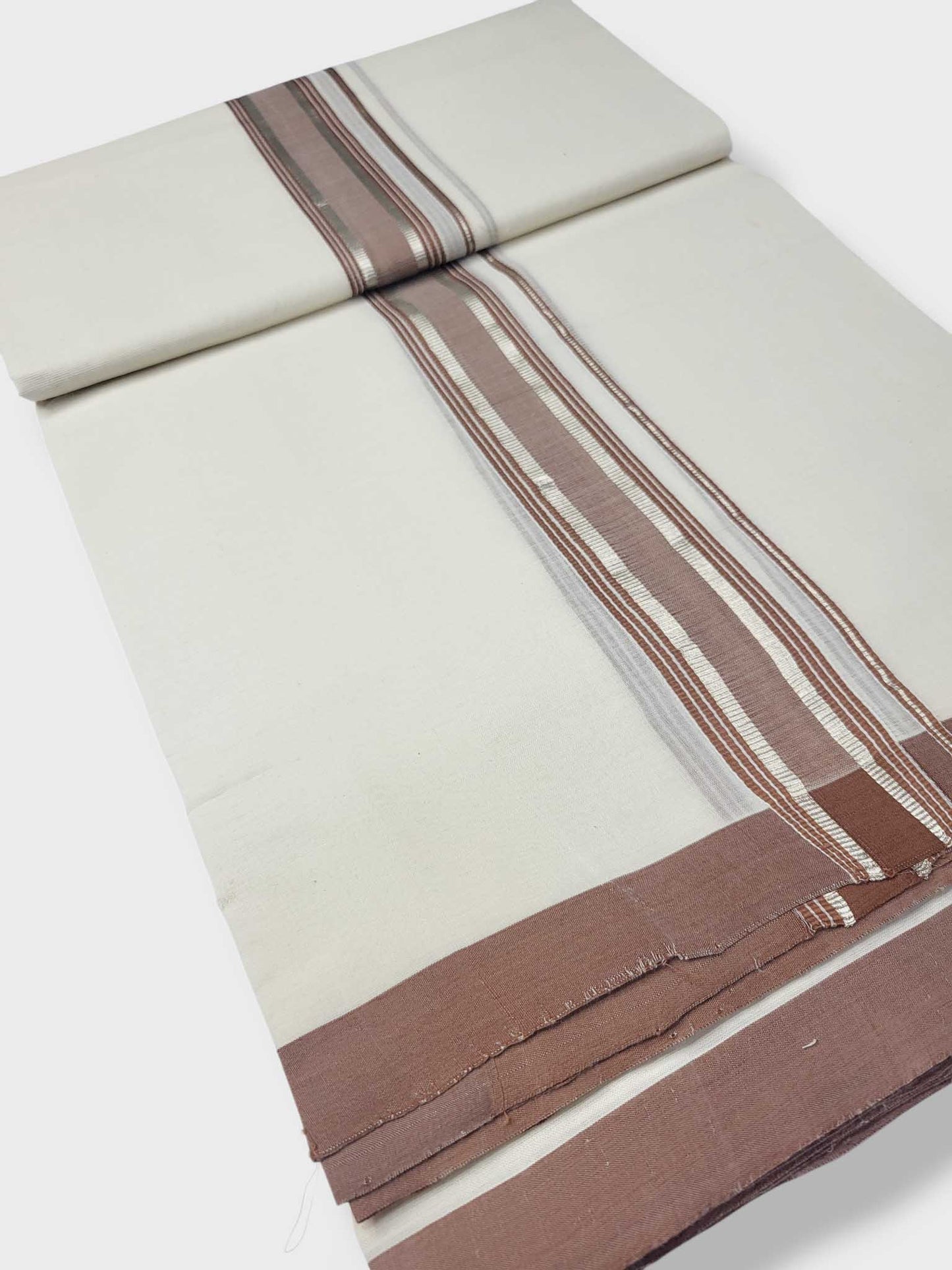 Kerala Balaramapuram Pure Cotton Handloom Mundu/Dhoti