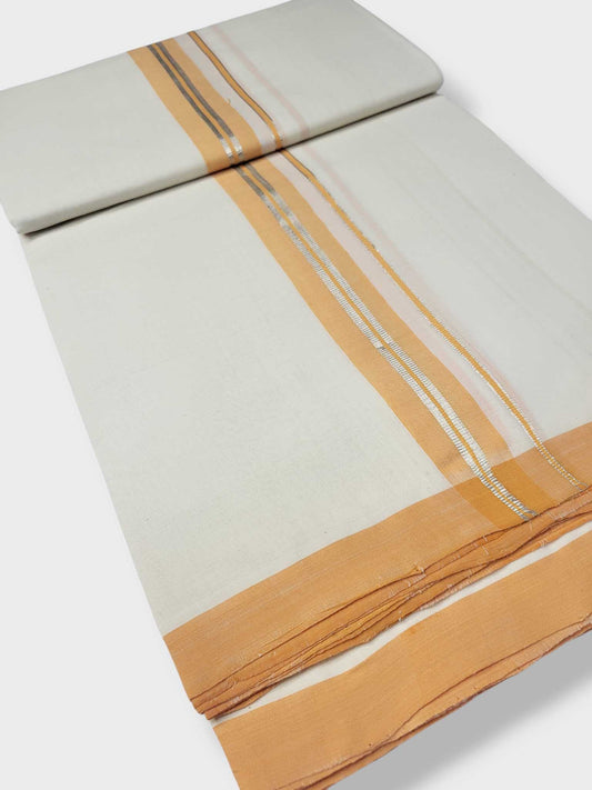 Kerala Balaramapuram Pure Cotton Handloom Mundu/Dhoti