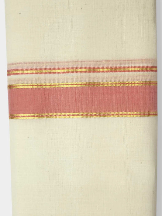 Kerala Balaramapuram Pure Cotton Handloom Mundu/Dhoti
