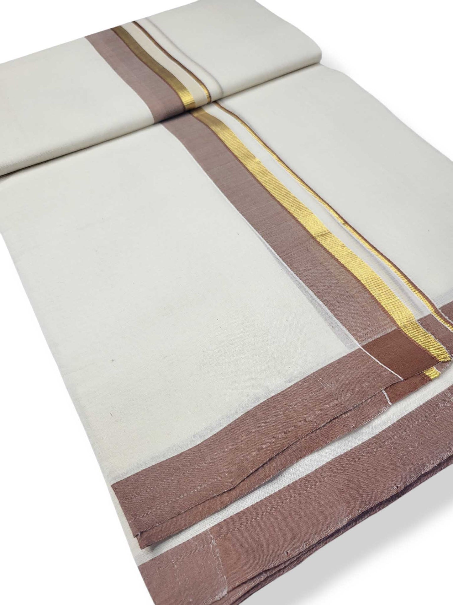 Kerala Balaramapuram Pure Cotton Handloom Mundu/Dhoti