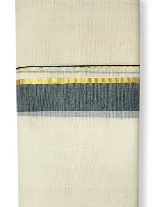 Kerala Balaramapuram Pure Cotton Handloom Mundu/Dhoti