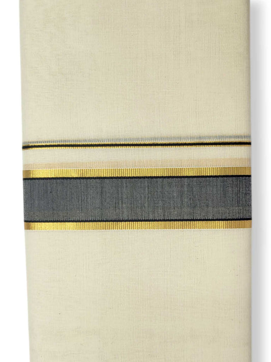 Kerala Balaramapuram Pure Cotton Handloom Mundu/Dhoti