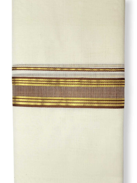 Kerala Balaramapuram Pure Cotton Handloom Mundu/Dhoti
