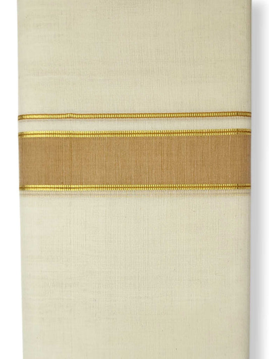 Kerala Balaramapuram Pure Cotton Handloom Mundu/Dhoti