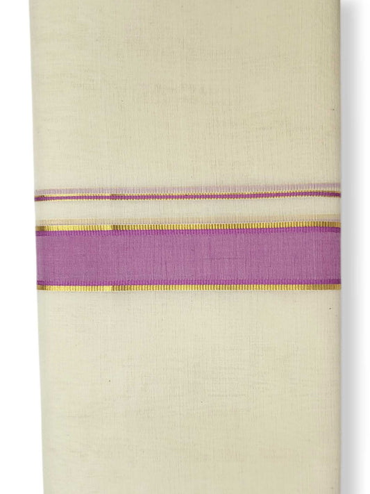 Kerala Balaramapuram Pure Cotton Handloom Mundu/Dhoti