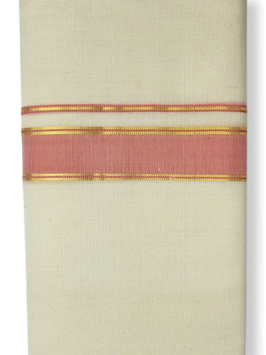 Kerala Balaramapuram Pure Cotton Handloom Mundu/Dhoti