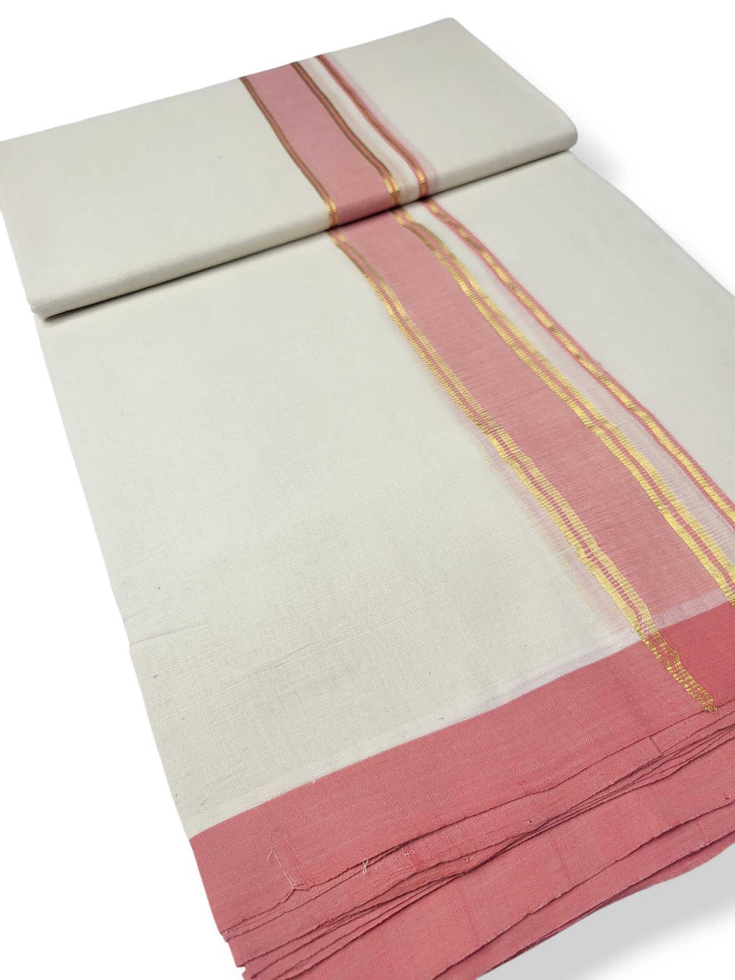 Kerala Balaramapuram Pure Cotton Handloom Mundu/Dhoti