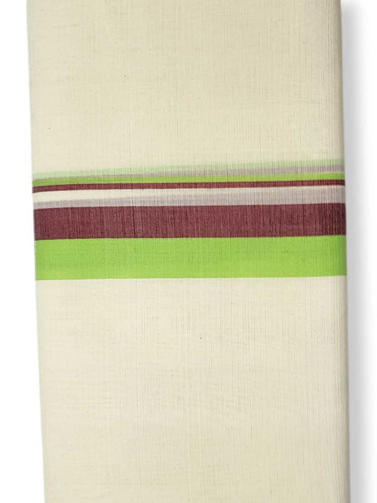 Kerala Balaramapuram Pure Cotton Handloom Mundu/Dhoti