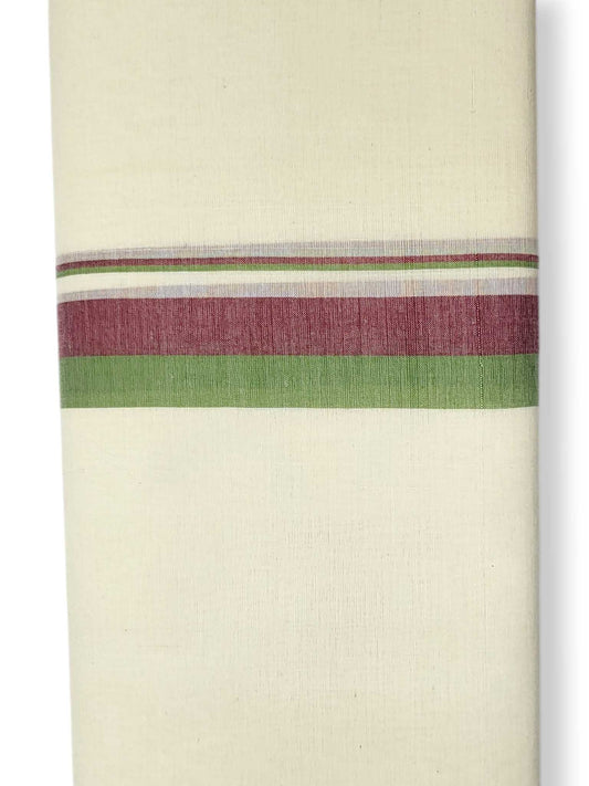 Kerala Balaramapuram Pure Cotton Handloom Mundu/Dhoti