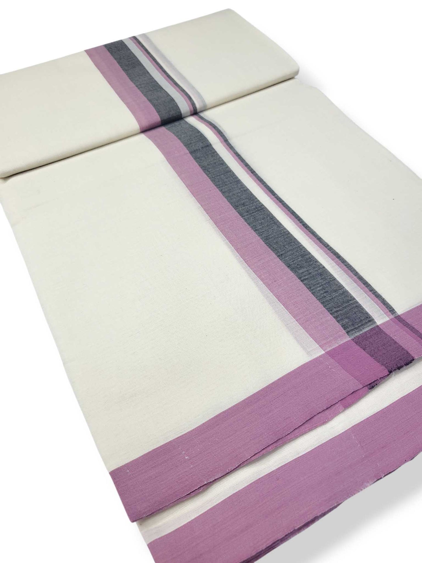 Kerala Balaramapuram Pure Cotton Handloom Mundu/Dhoti