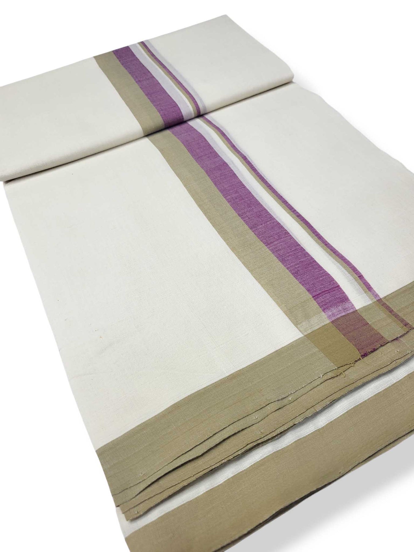 Kerala Balaramapuram Pure Cotton Handloom Mundu/Dhoti
