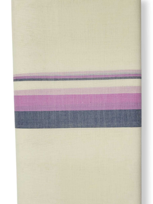 Kerala Balaramapuram Pure Cotton Handloom Mundu/Dhoti