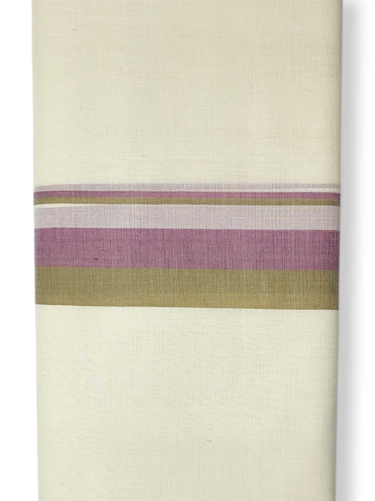 Kerala Balaramapuram Pure Cotton Handloom Mundu/Dhoti