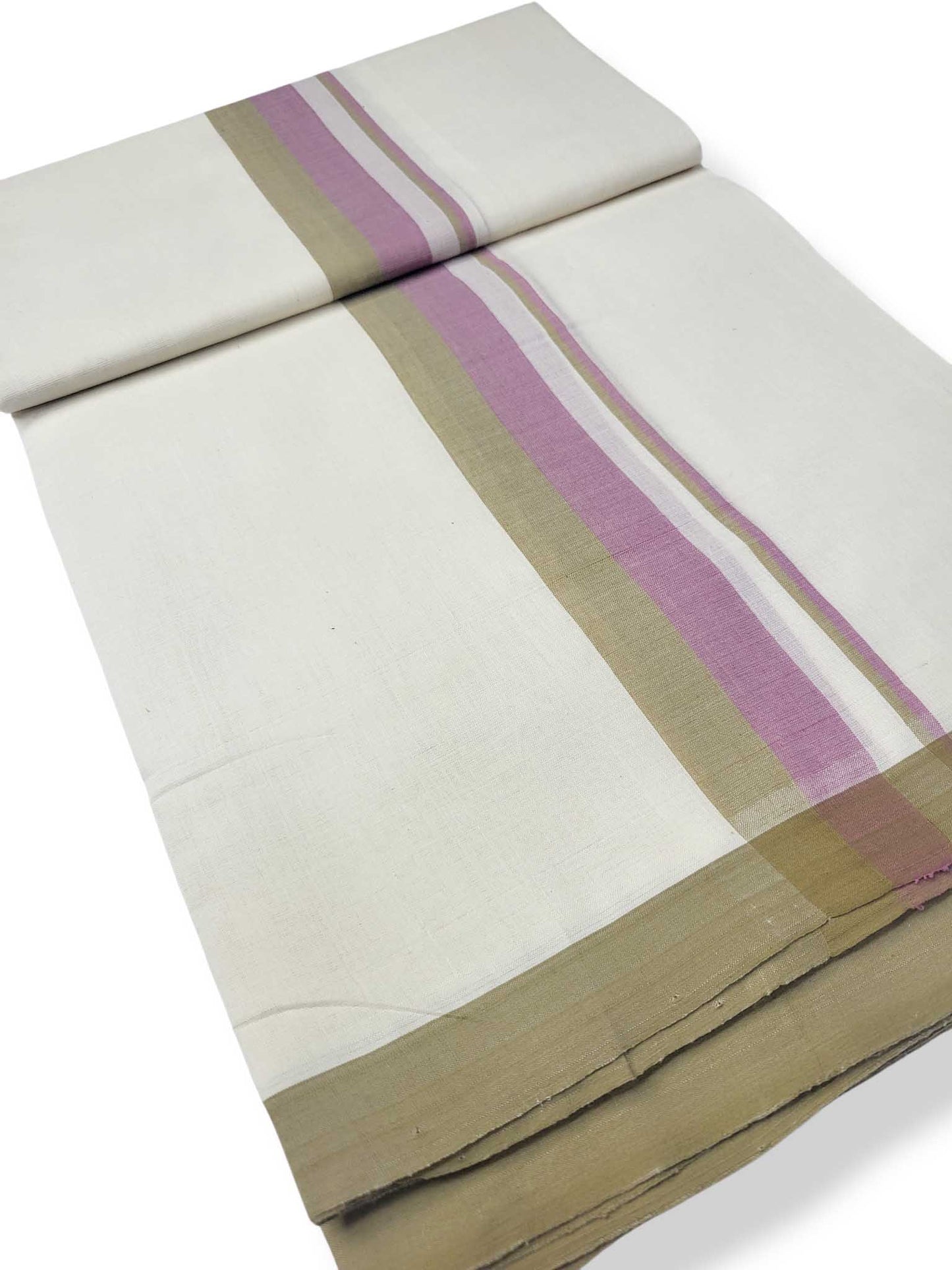 Kerala Balaramapuram Pure Cotton Handloom Mundu/Dhoti