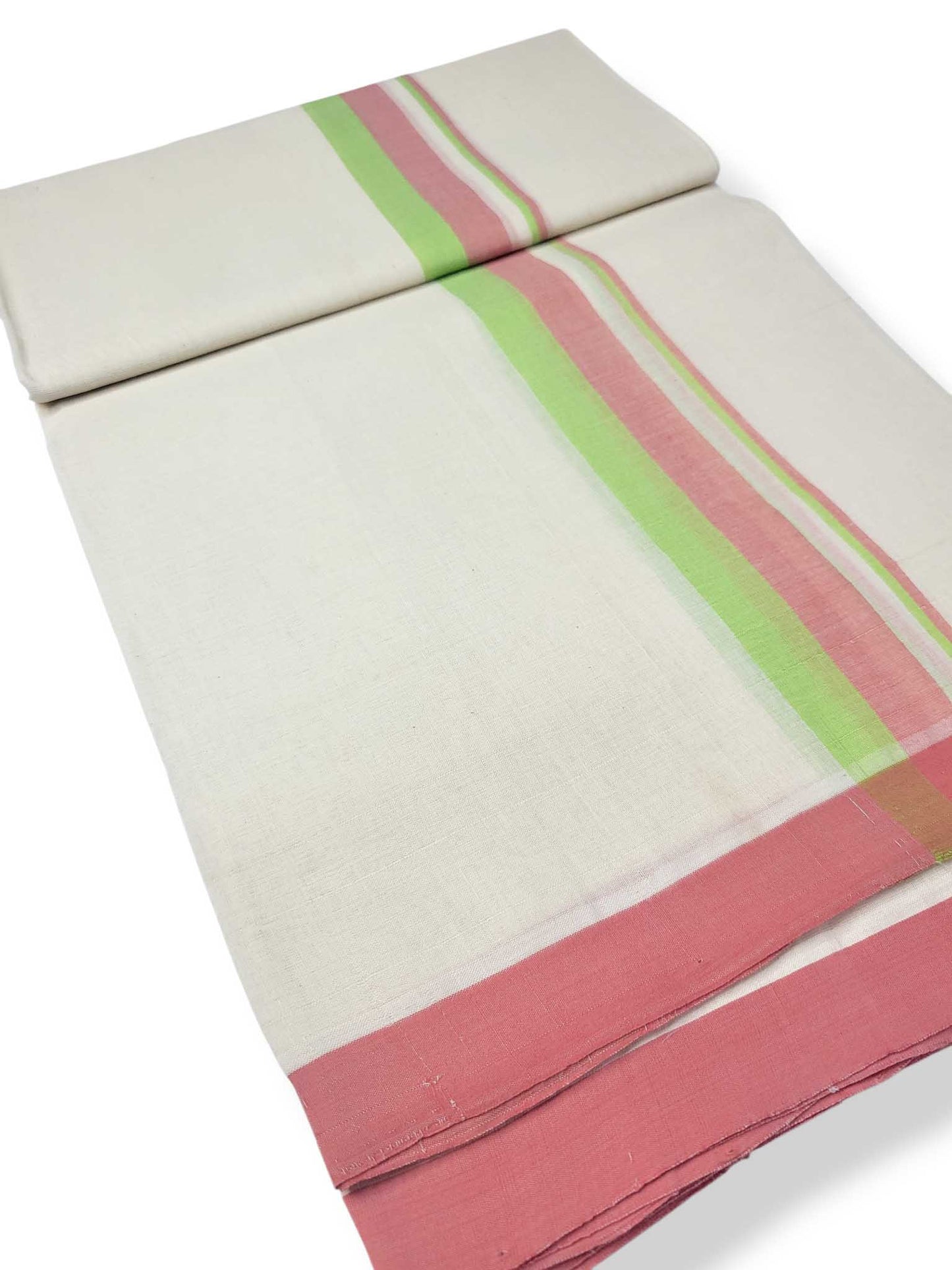 Kerala Balaramapuram Pure Cotton Handloom Mundu/Dhoti