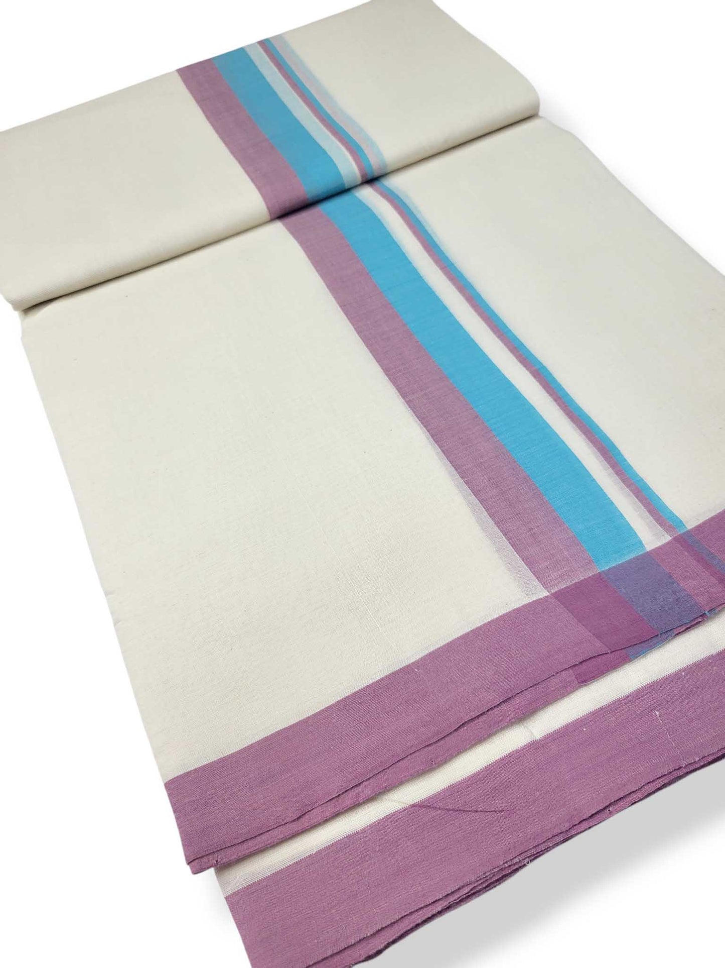 Kerala Balaramapuram Pure Cotton Handloom Mundu/Dhoti