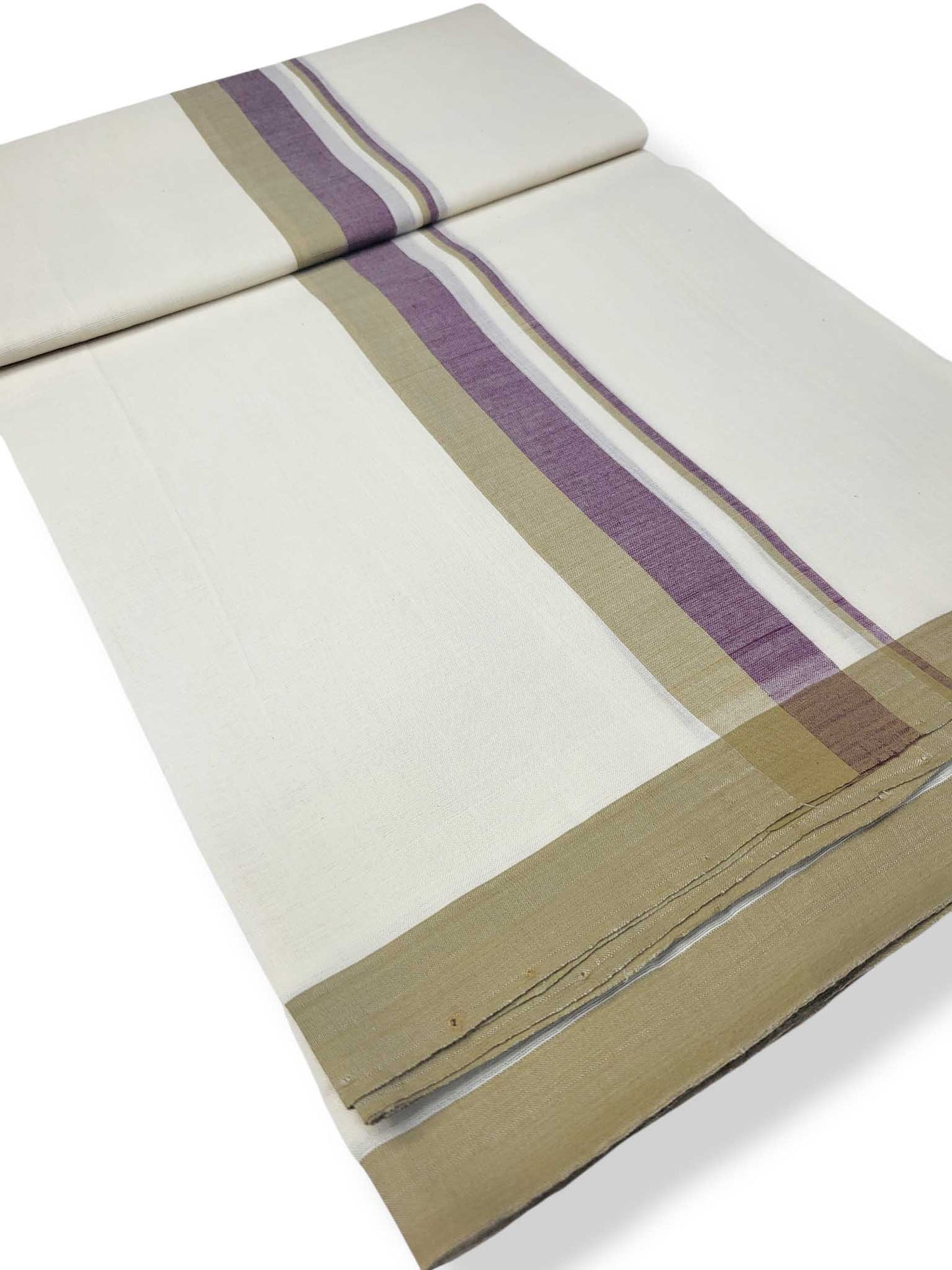 Kerala Balaramapuram Pure Cotton Handloom Mundu/Dhoti