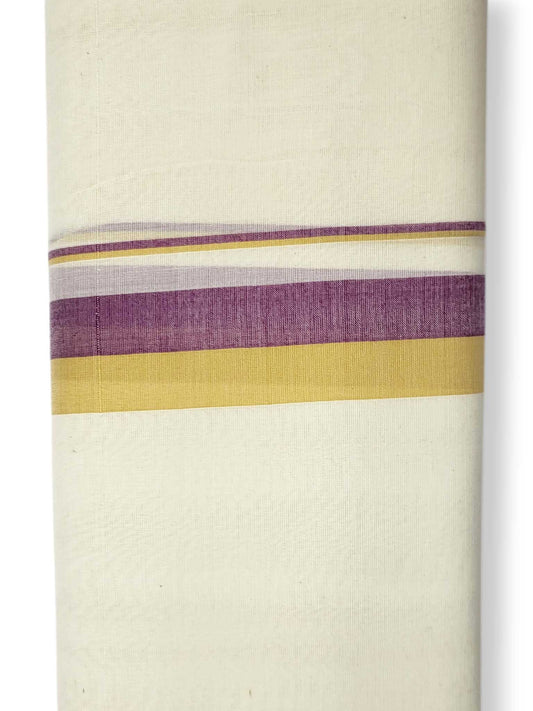 Kerala Balaramapuram Pure Cotton Handloom Mundu/Dhoti
