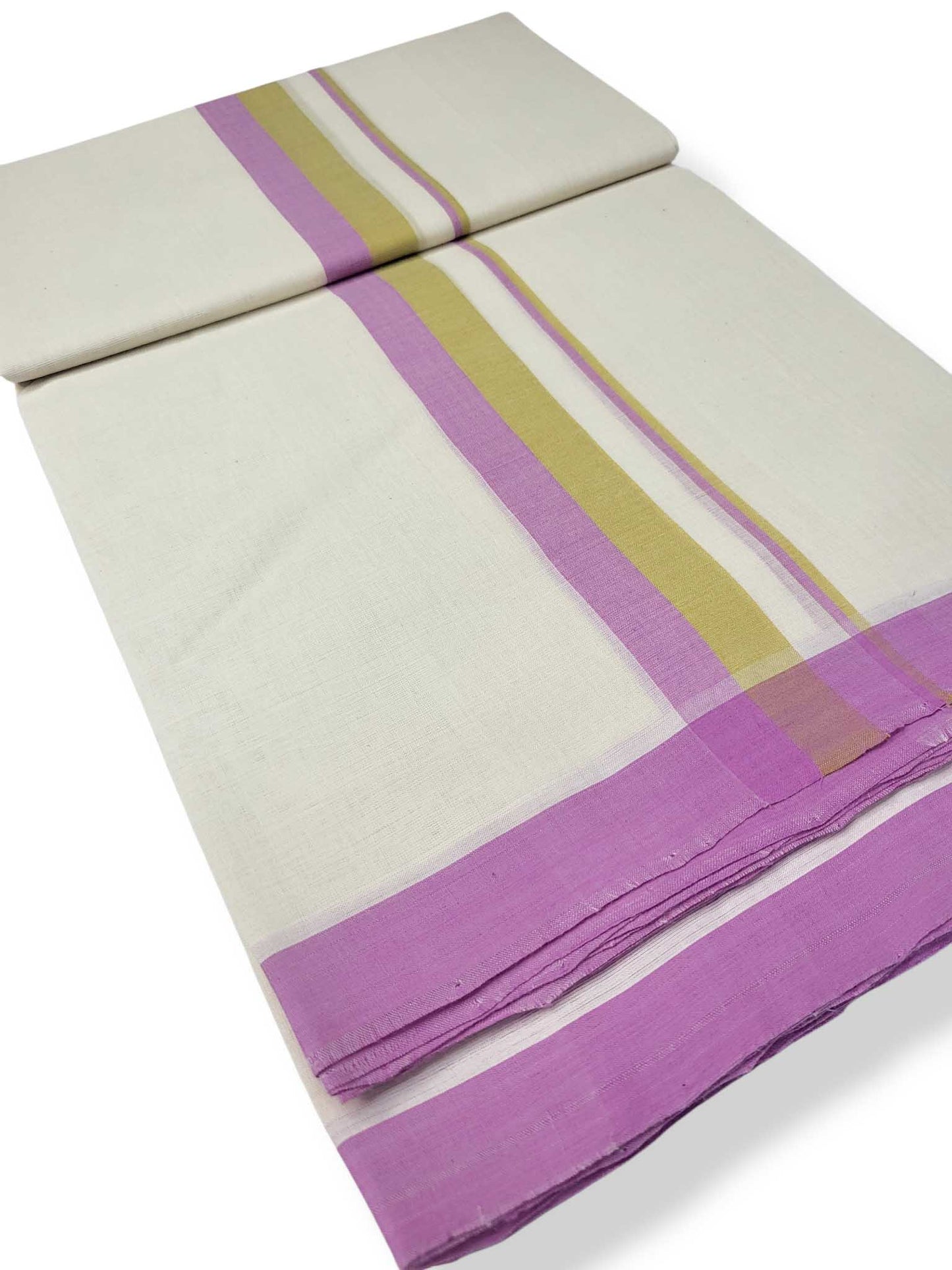 Kerala Balaramapuram Pure Cotton Handloom Mundu/Dhoti