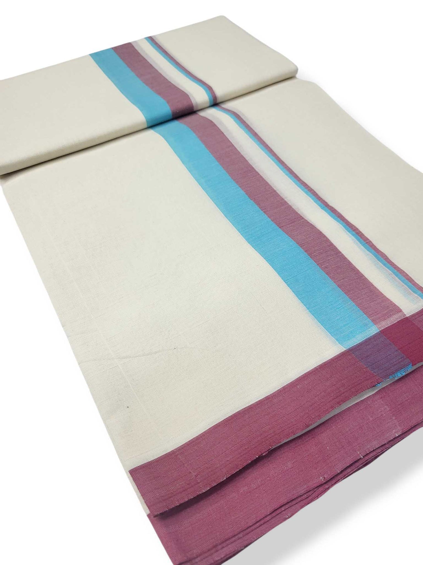 Kerala Balaramapuram Pure Cotton Handloom Mundu/Dhoti