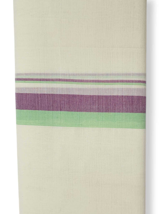 Kerala Balaramapuram Pure Cotton Handloom Mundu/Dhoti