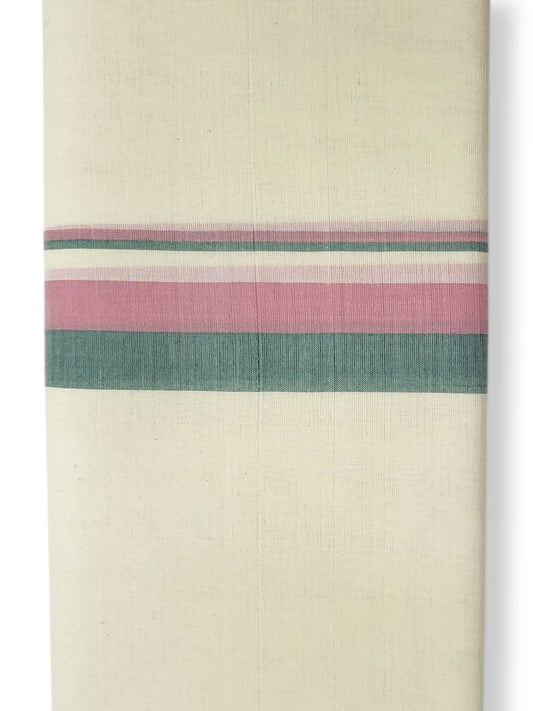 Kerala Balaramapuram Pure Cotton Handloom Mundu/Dhoti