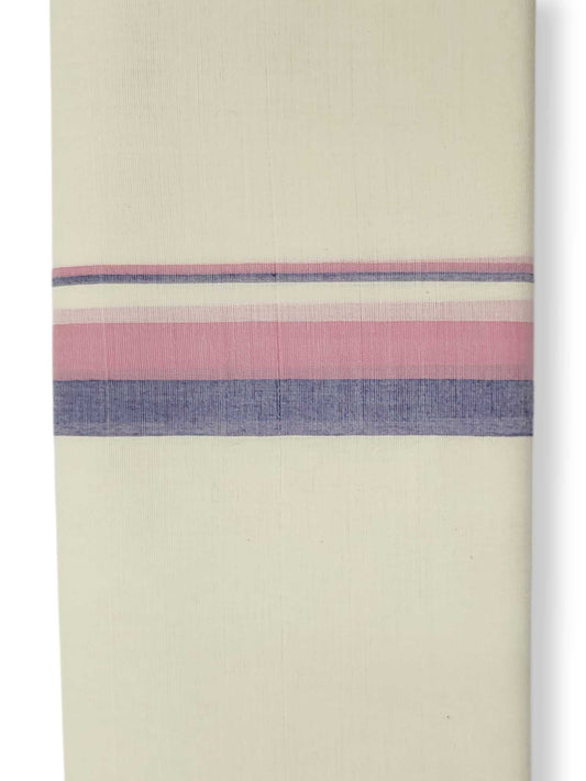 Kerala Balaramapuram Pure Cotton Handloom Mundu/Dhoti