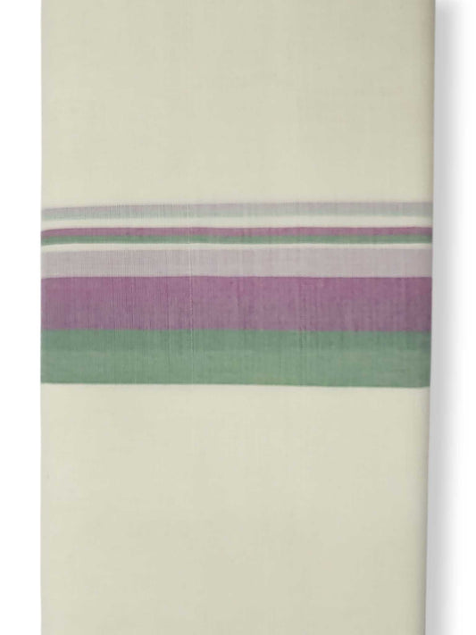 Kerala Balaramapuram Pure Cotton Handloom Mundu/Dhoti