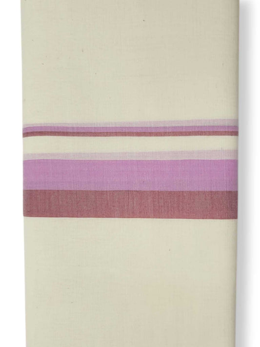 Kerala Balaramapuram Pure Cotton Handloom Mundu/Dhoti