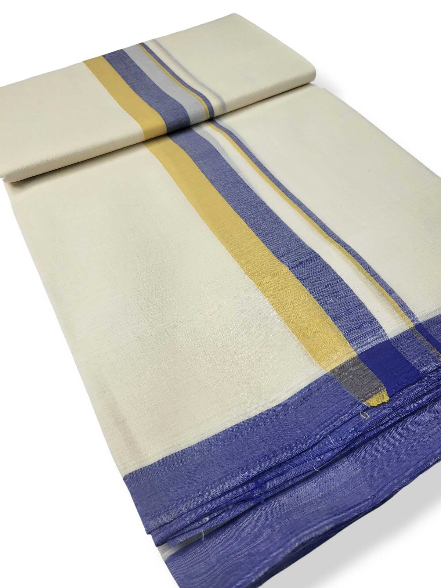 Kerala Balaramapuram Pure Cotton Handloom Mundu/Dhoti