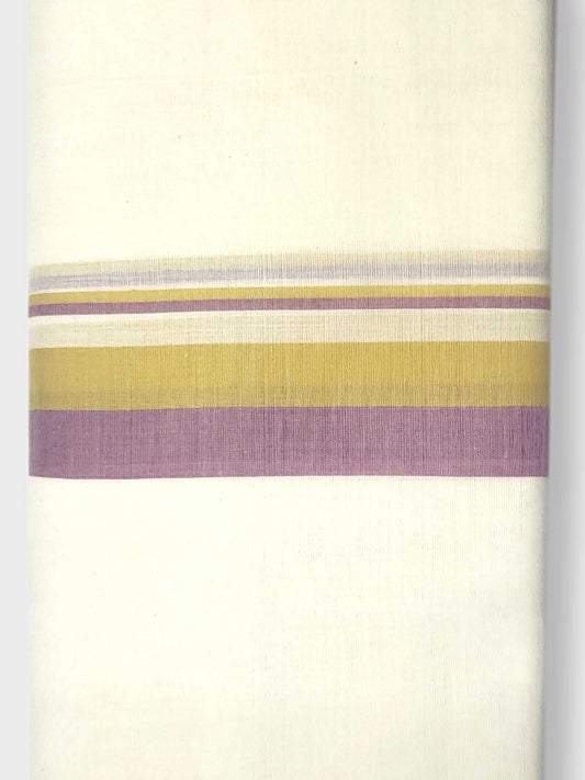 Balaramapuram Handloom Double Mundu Pure Cotton