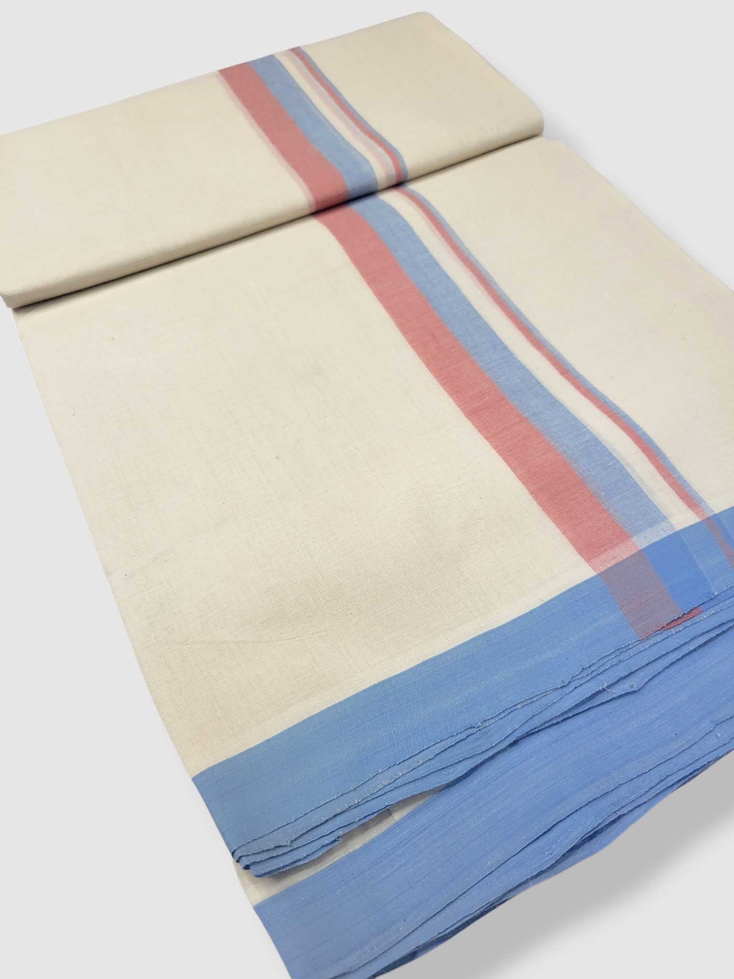 Balaramapuram Handloom Double Mundu Pure Cotton