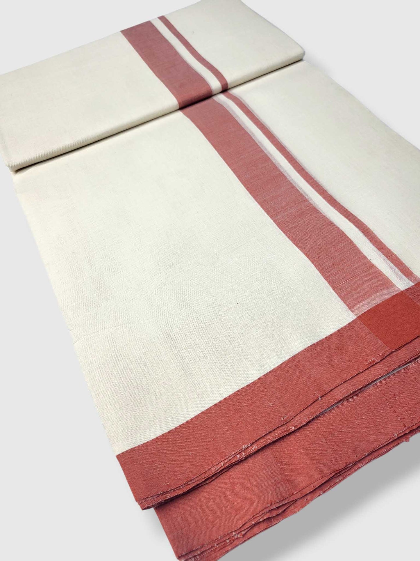 Kerala Balaramapuram Pure Cotton Handloom Mundu/Dhoti