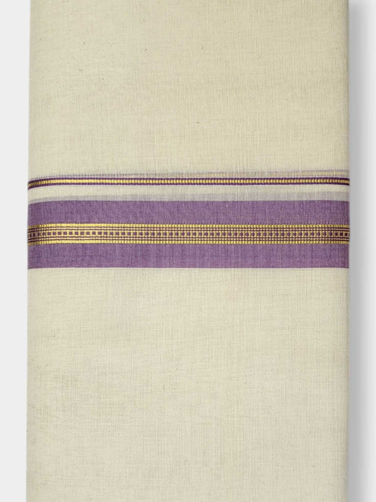 Kerala Balaramapuram Pure Cotton Handloom Mundu/Dhoti