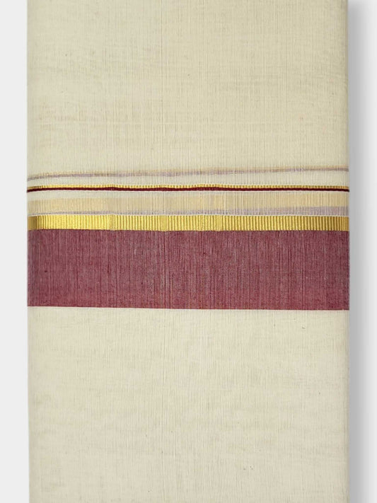 Kerala Balaramapuram Pure Cotton Handloom Mundu/Dhoti