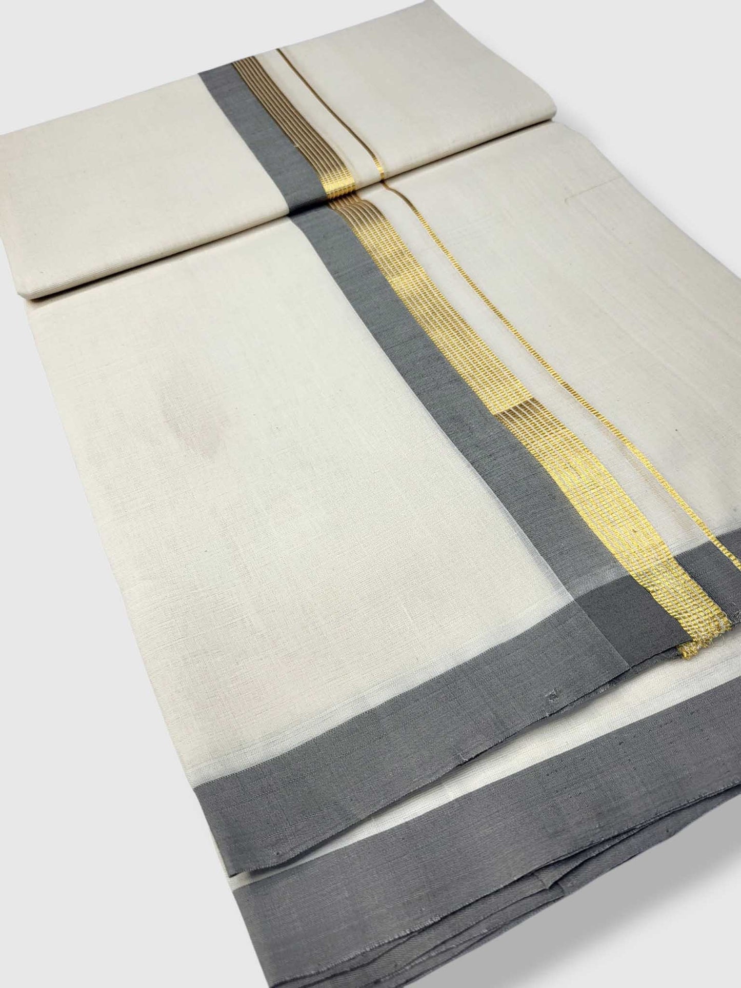 Kerala Balaramapuram Pure Cotton Handloom Mundu/Dhoti