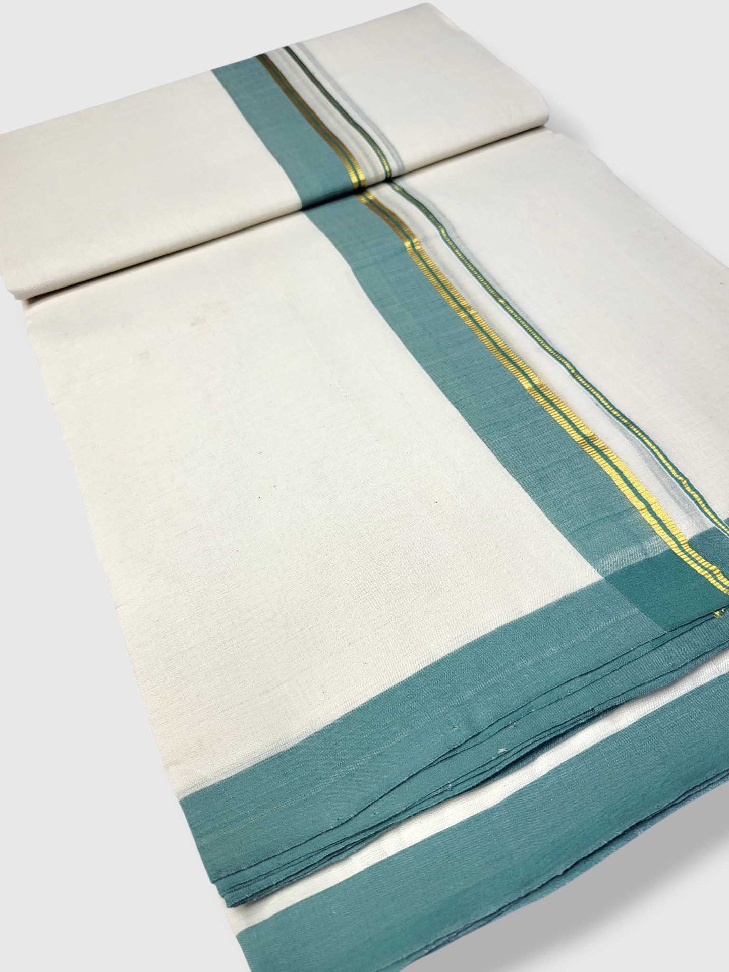 Kerala Balaramapuram Pure Cotton Handloom Mundu/Dhoti