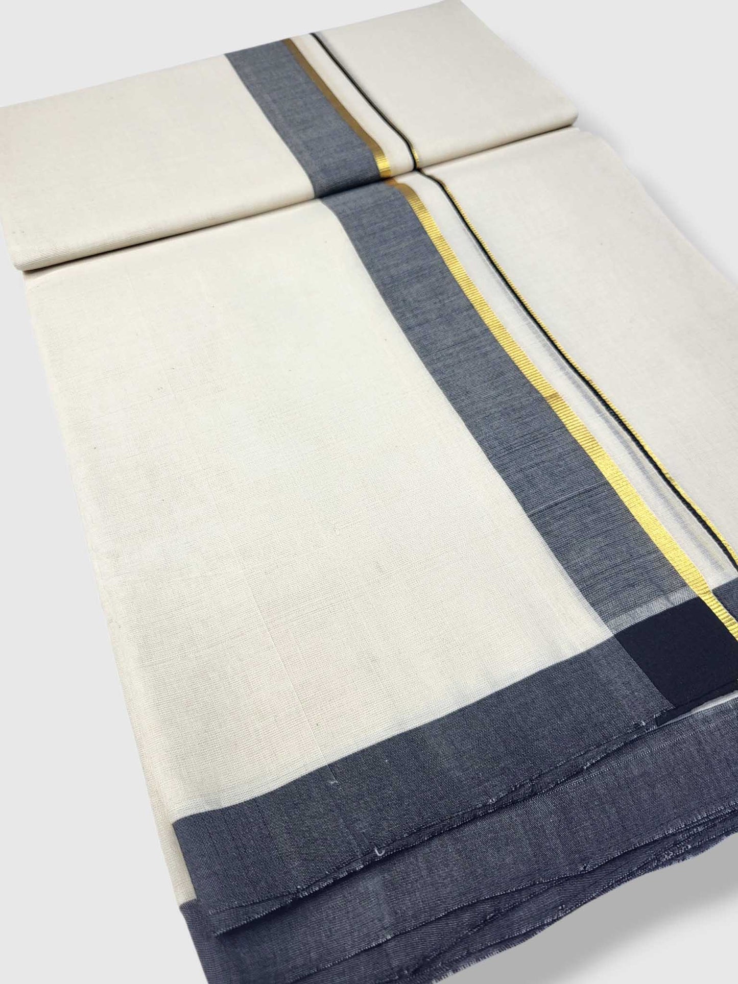 Kerala Balaramapuram Pure Cotton Handloom Mundu/Dhoti