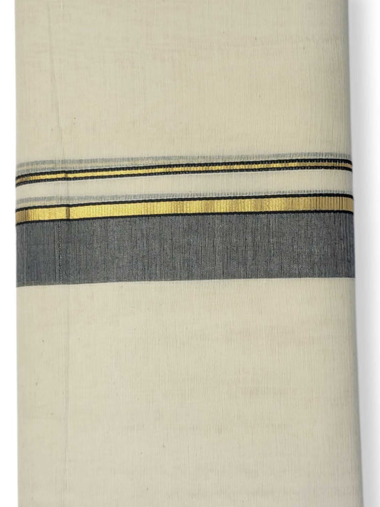 Kerala Balaramapuram Pure Cotton Handloom Mundu/Dhoti