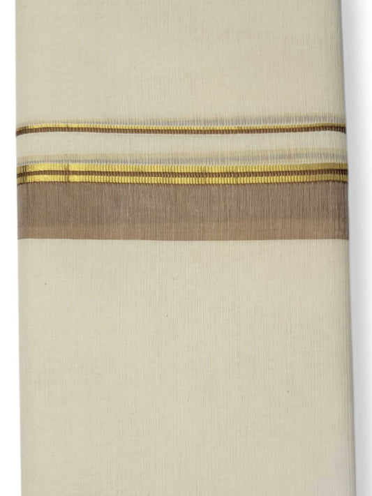 Kerala Balaramapuram Pure Cotton Handloom Mundu/Dhoti