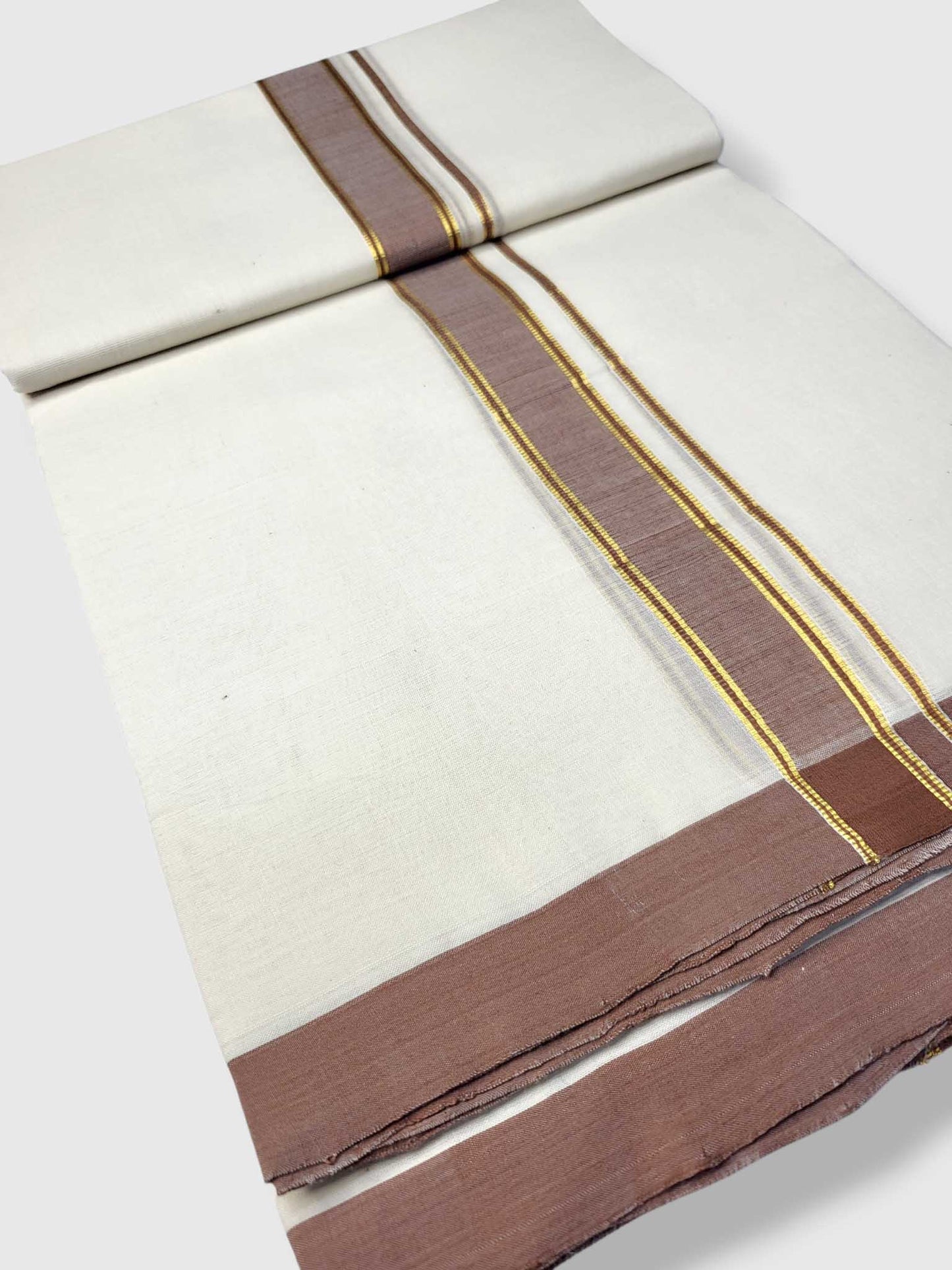 Kerala Balaramapuram Pure Cotton Handloom Mundu/Dhoti
