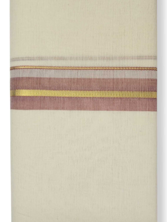 Kerala Balaramapuram Pure Cotton Handloom Mundu/Dhoti