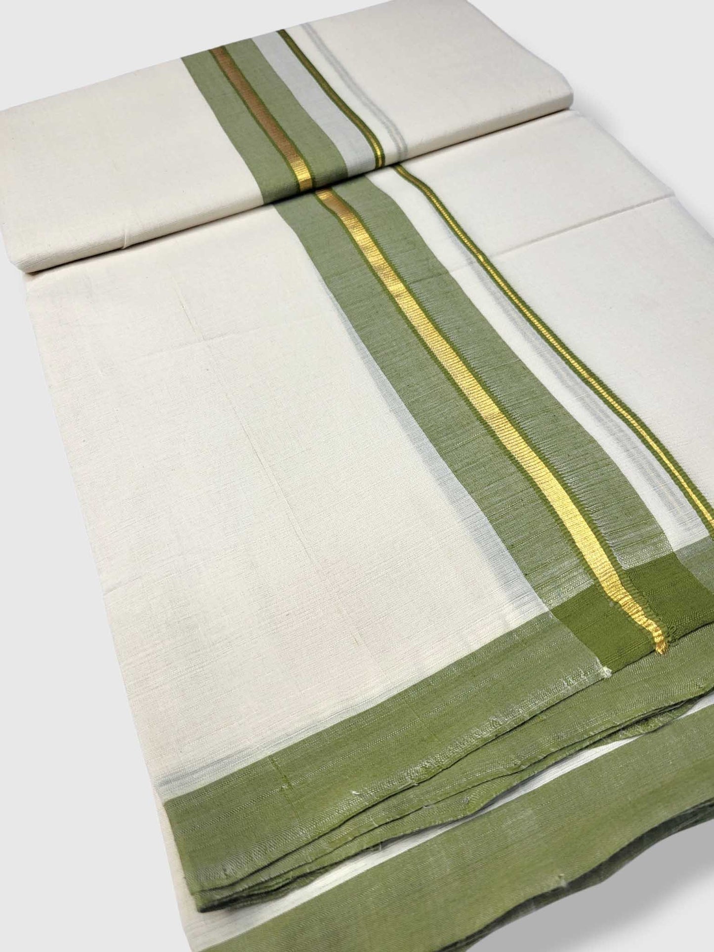 Kerala Balaramapuram Pure Cotton Handloom Mundu/Dhoti