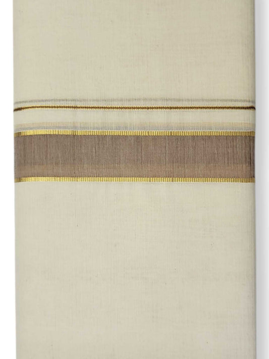 Kerala Balaramapuram Pure Cotton Handloom Mundu/Dhoti