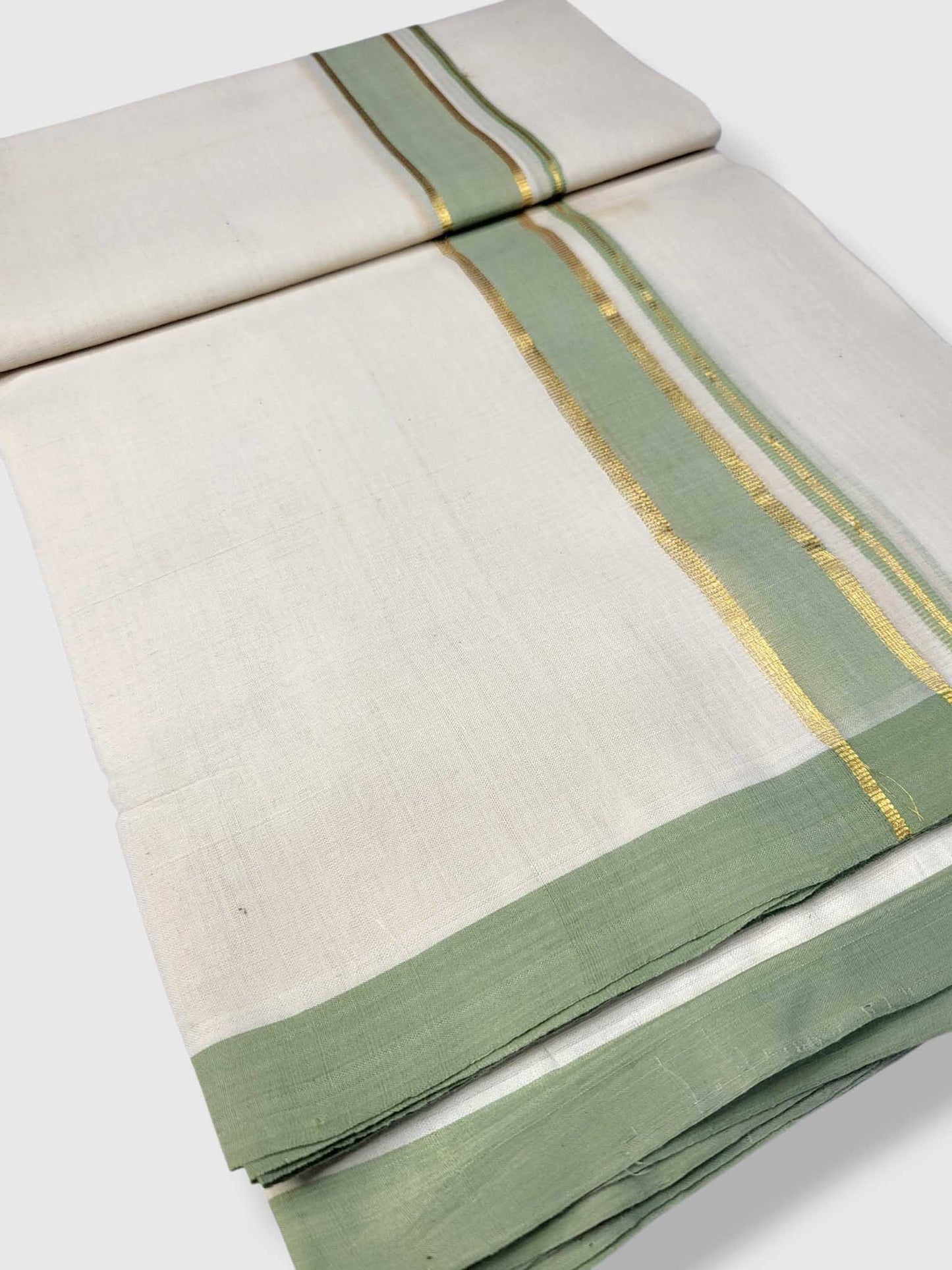 Kerala Balaramapuram Pure Cotton Handloom Mundu/Dhoti