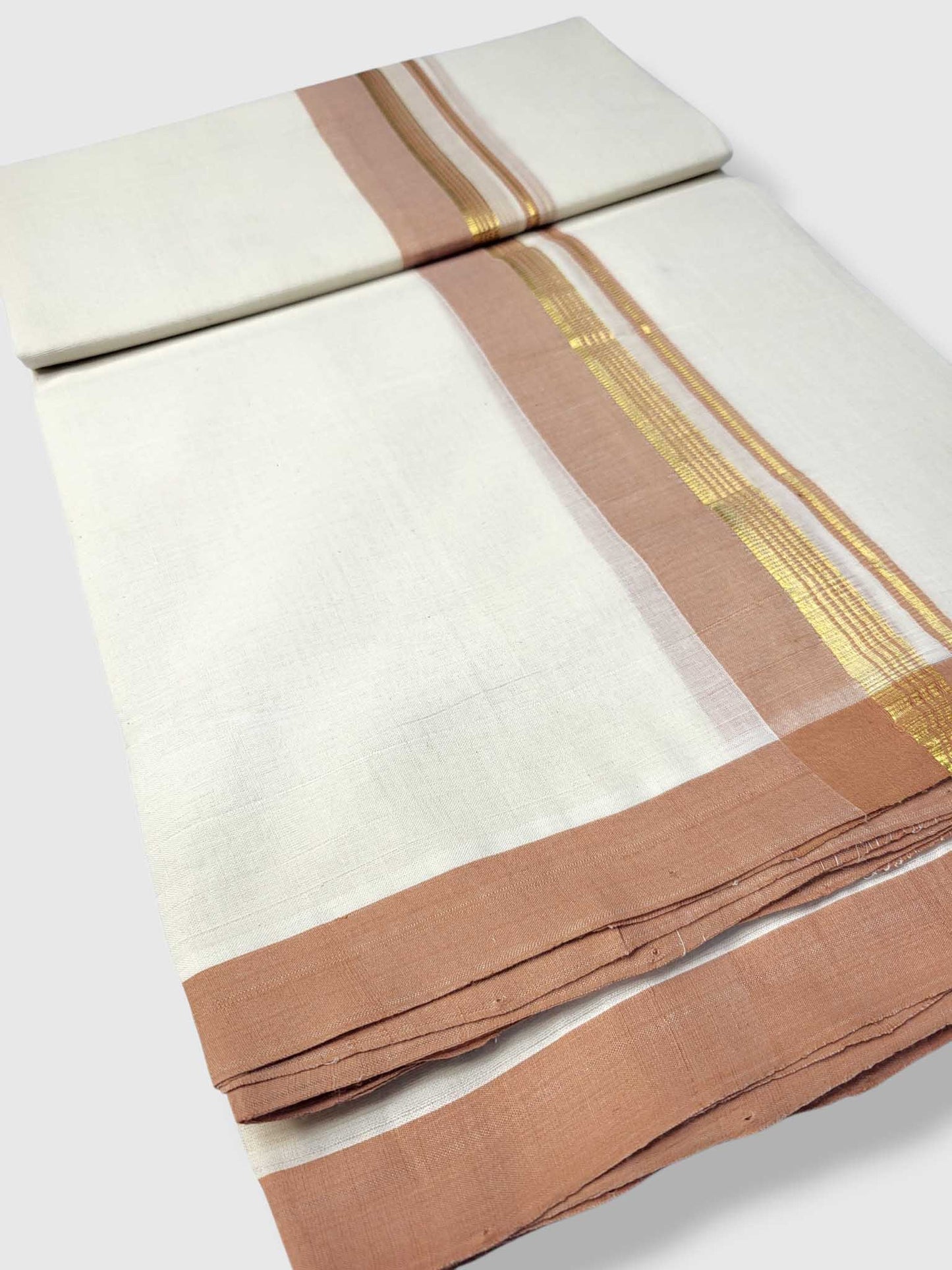 Kerala Balaramapuram Pure Cotton Handloom Mundu/Dhoti