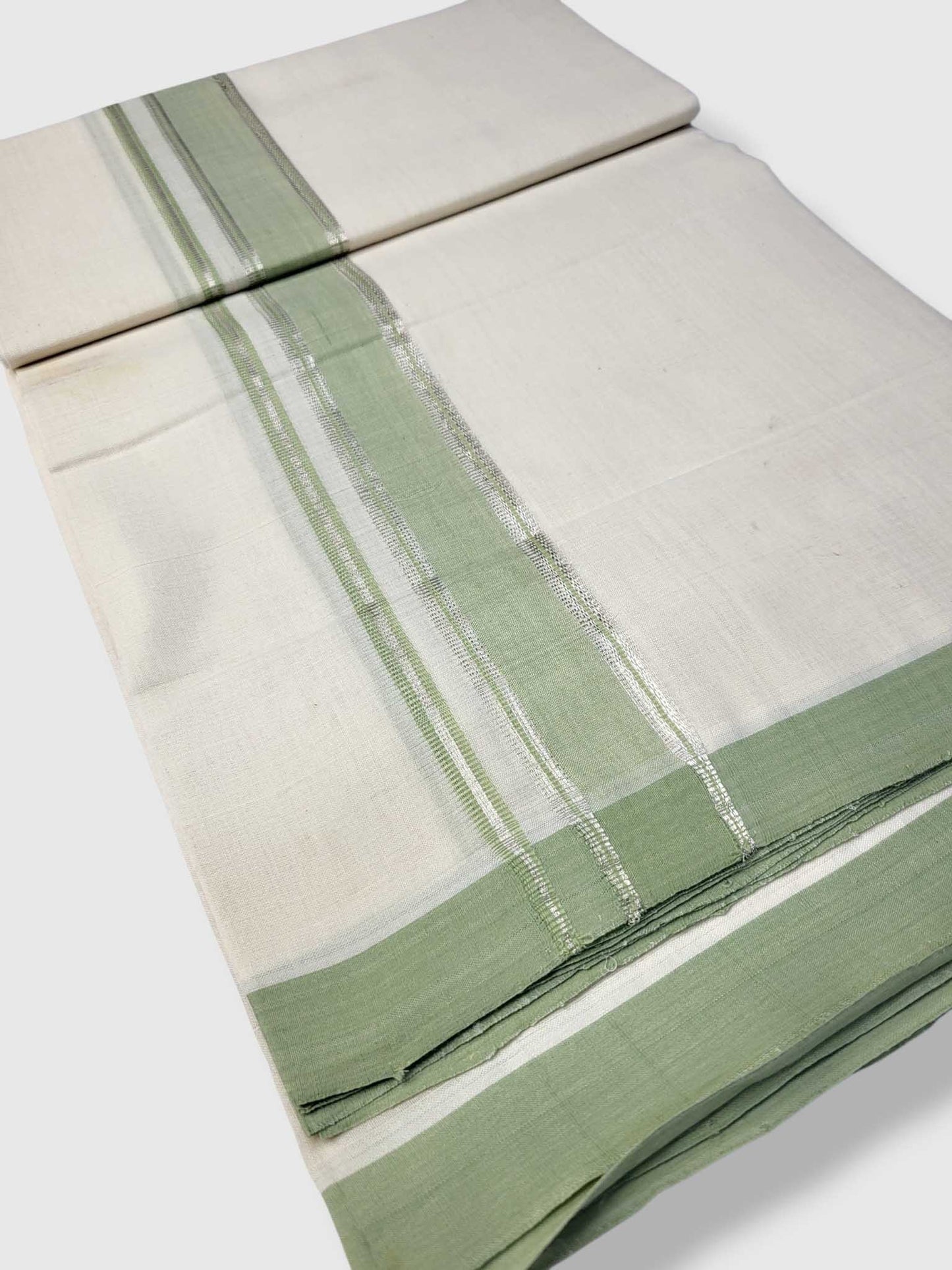Kerala Balaramapuram Pure Cotton Handloom Mundu/Dhoti