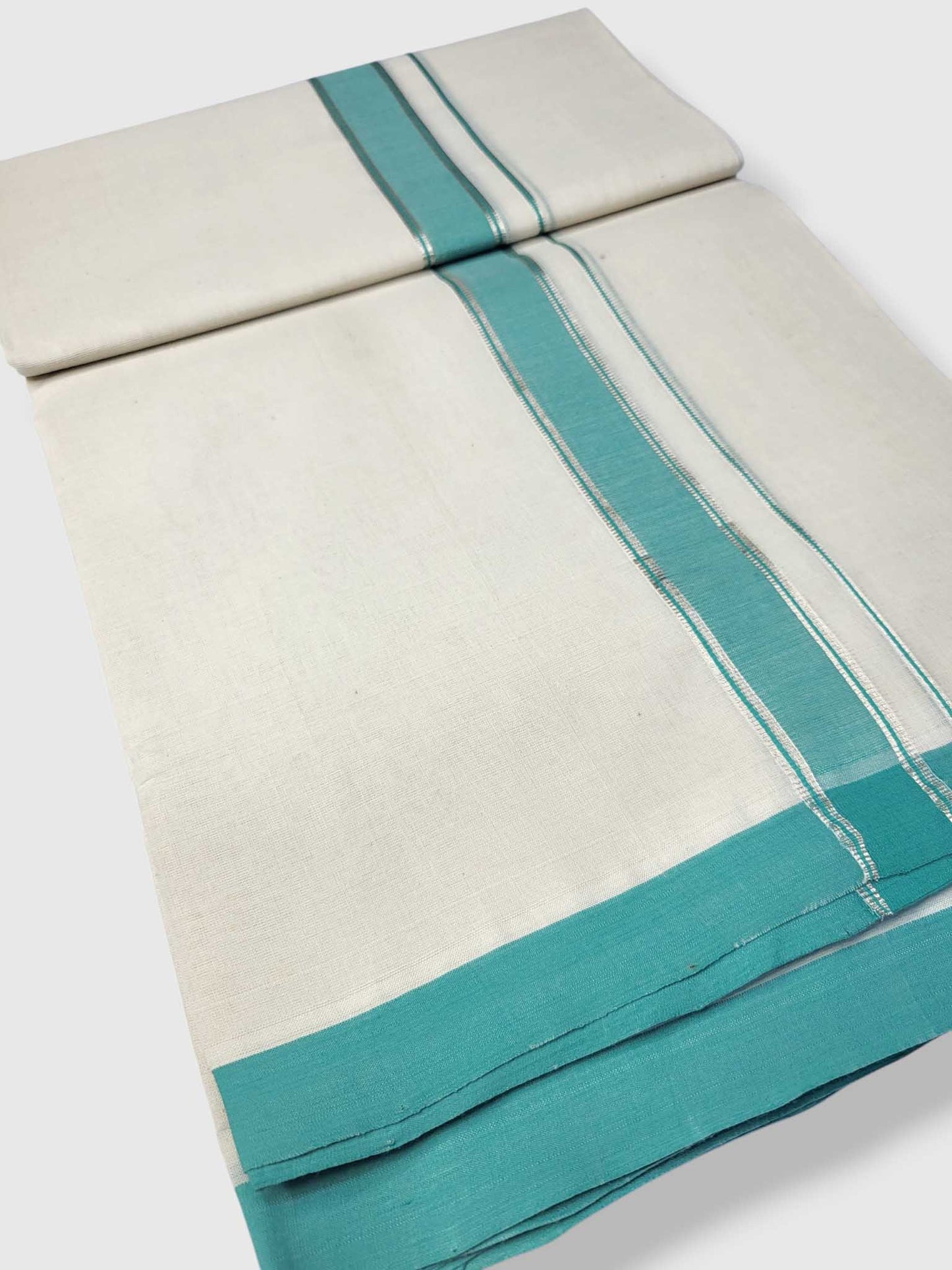 Kerala Balaramapuram Pure Cotton Handloom Mundu/Dhoti