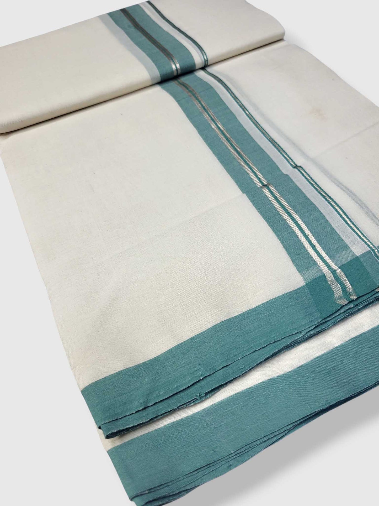 Kerala Balaramapuram Pure Cotton Handloom Mundu/Dhoti