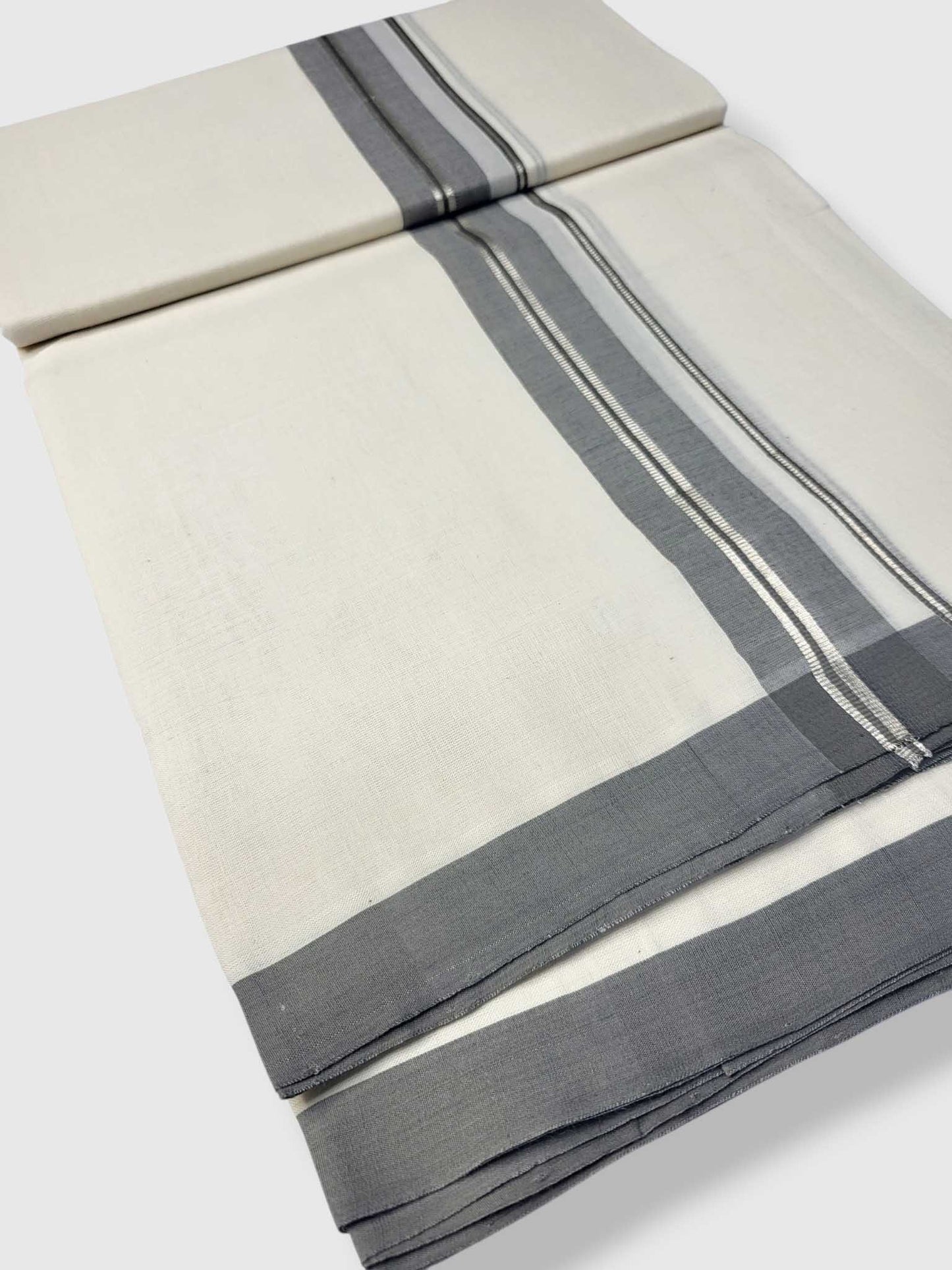 Kerala Balaramapuram Pure Cotton Handloom Mundu/Dhoti